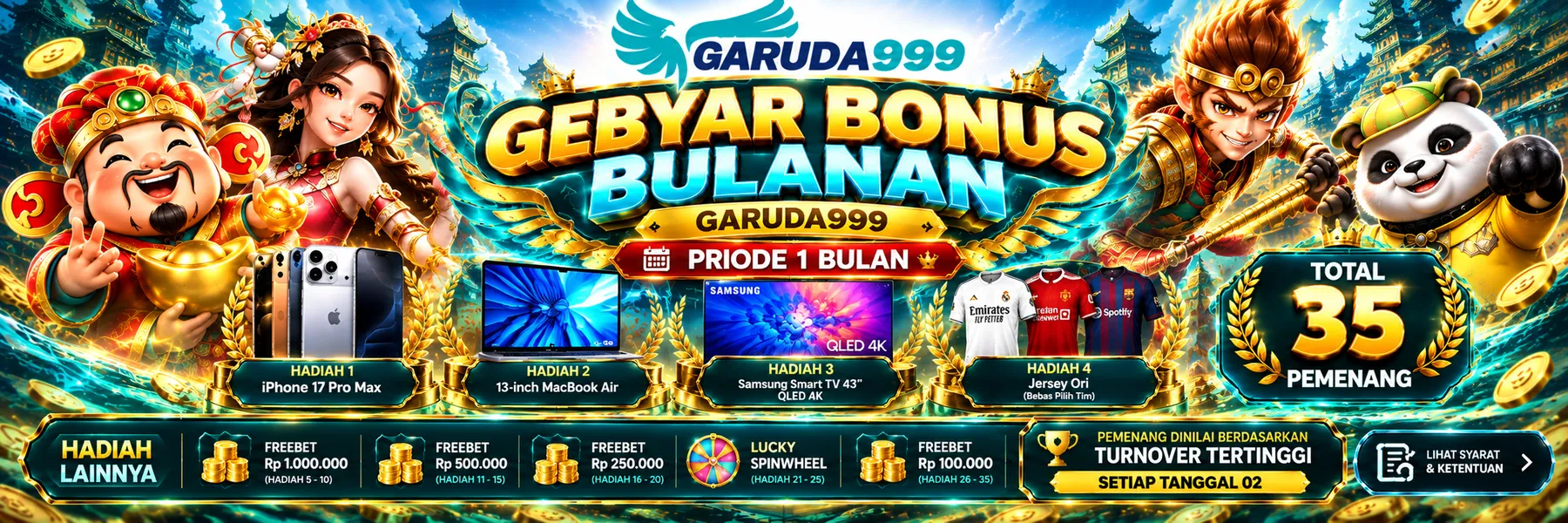 BONUS GEBYAR GARUDA999